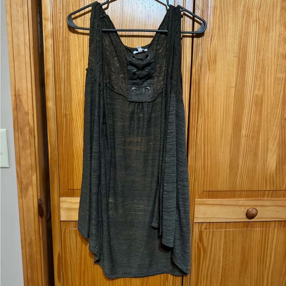 Green cardigan size xxl